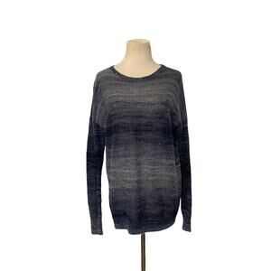 Vince. gray virgin wool blend long sleeves sequins sweater size small